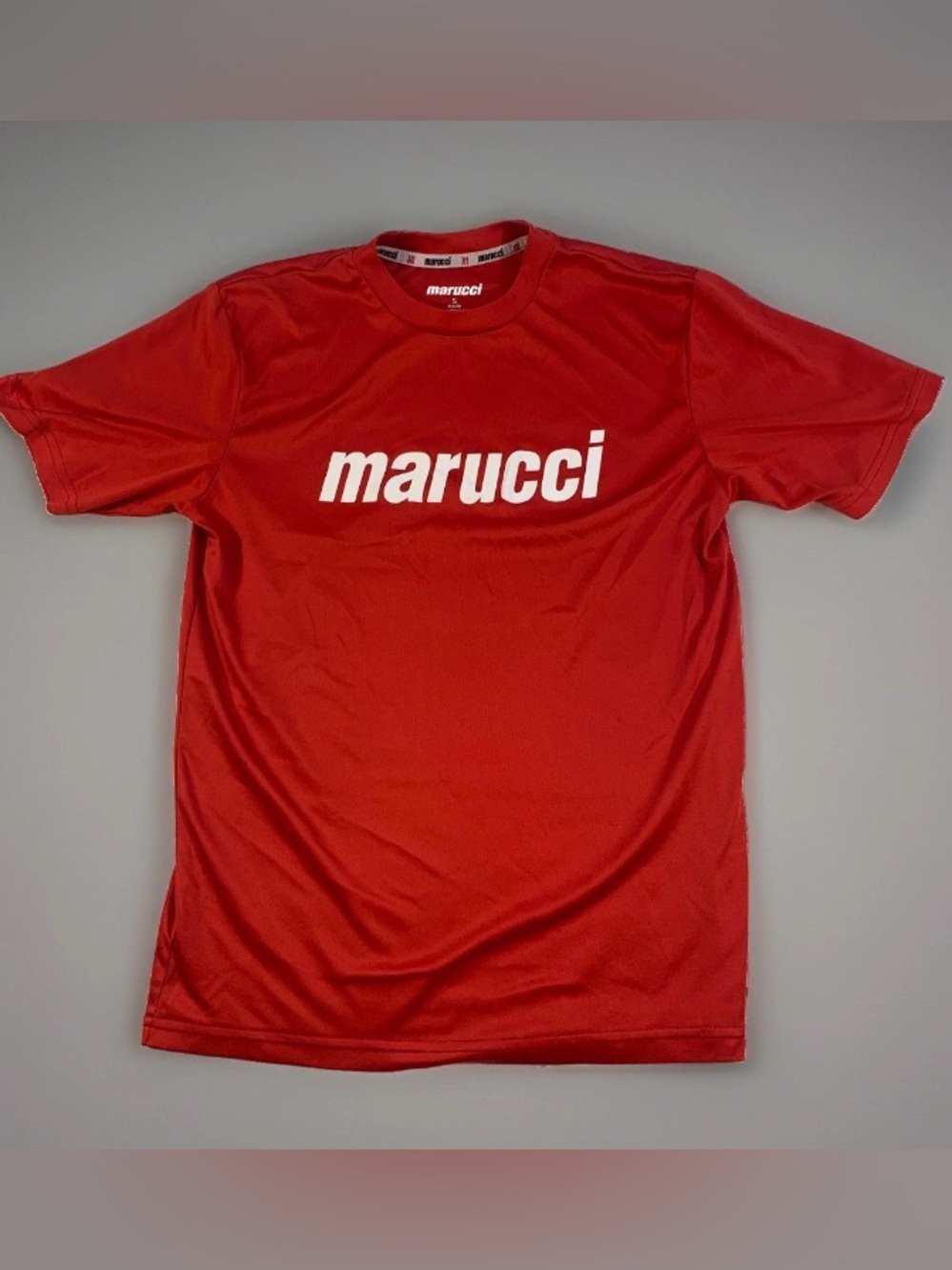 Marucci Kids' Red Short-Sleeve Logo Tee Youth Small